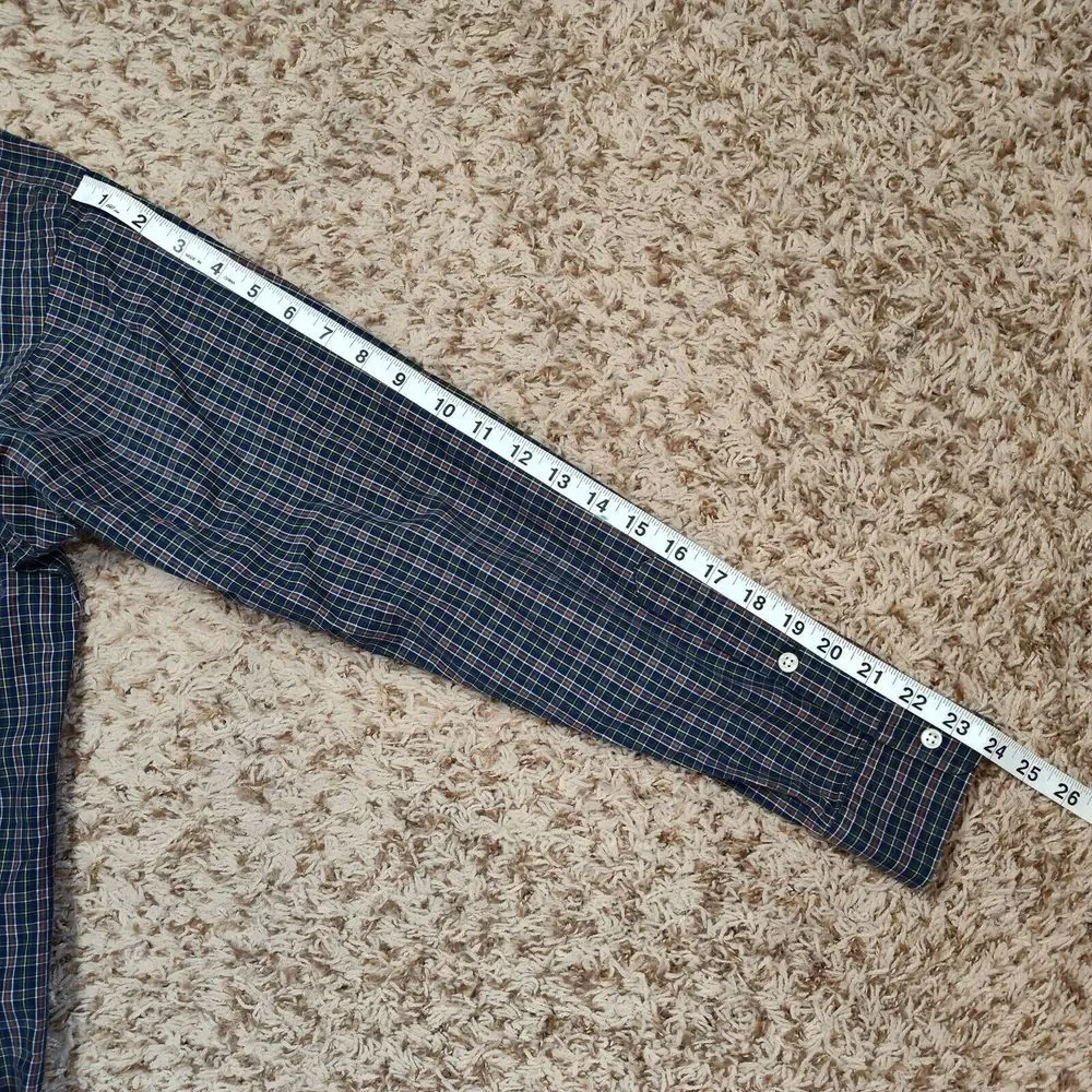 Ralph Lauren Men Size‎ M Blake Plaid Oxford Long Sleeve Button Up Shirt